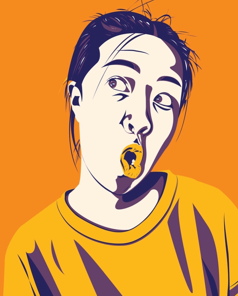 วาดภาพเหมือน Portrait - รูปภาพเหมือนสไตล์กราฟิกคูล ๆ - 5