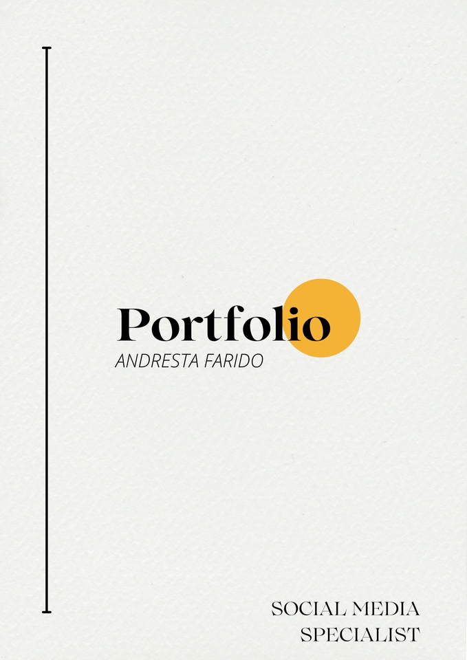 Jasa Desain Portofolio Profesional, CV Menarik & Resume Unik untuk Karier Anda - Andresta Farido