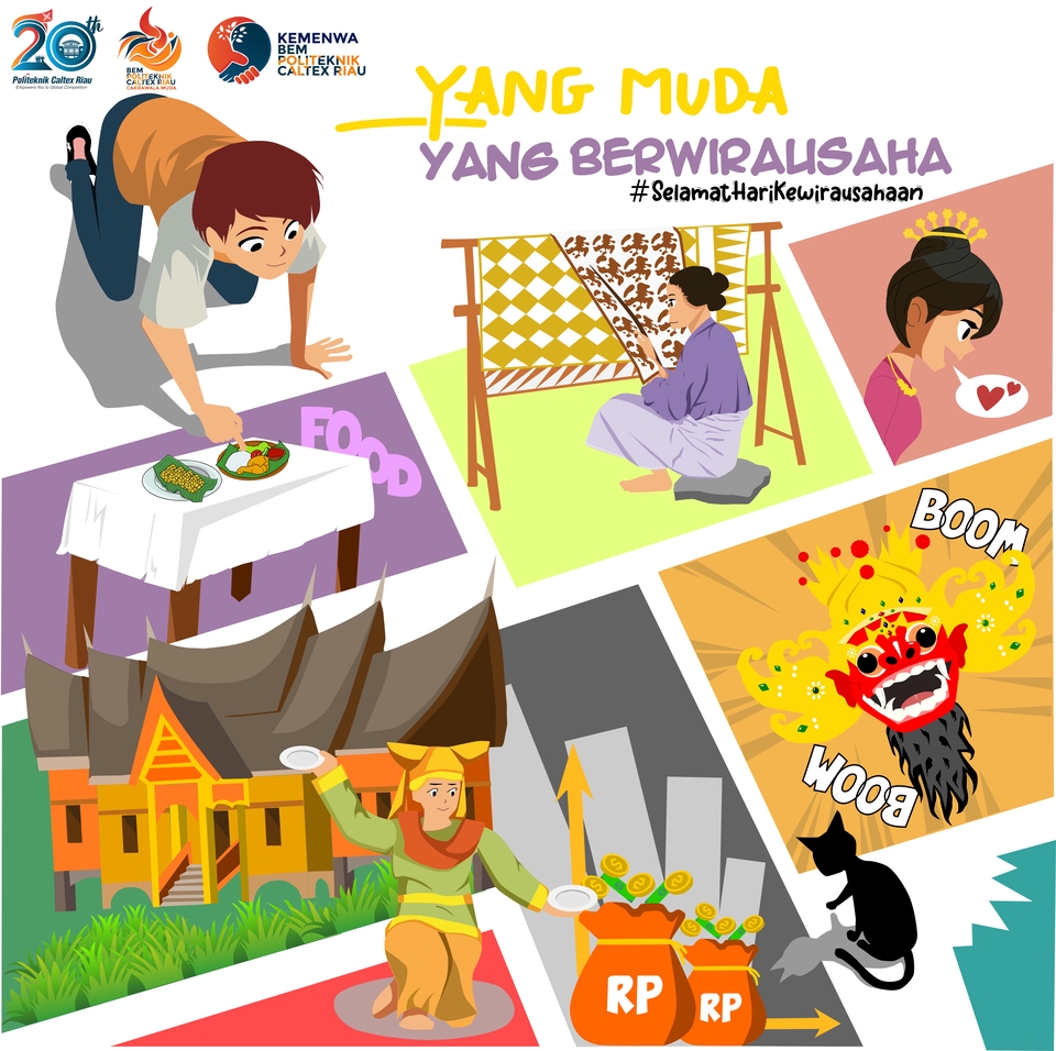 Desain Karakter - Design Maskot dan Karakter - 3