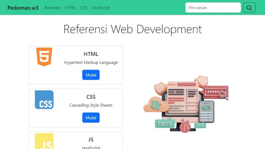 Web Development References Pembuatan Situs Web Dan Aplikasi Web