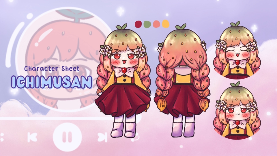 ออกแบบ Character & Mascot - รับออกแบบคาแรคเตอร์ vtuber + rigging (แบบ chibi) - 1