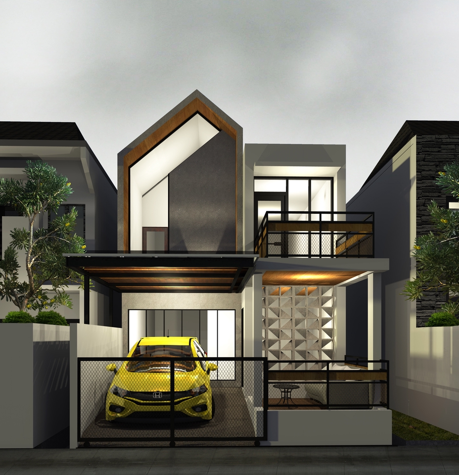 3D & Perspektif - Arsitek , Desain Arsitektur , Desain Rumah - 5