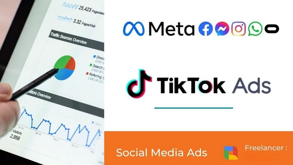 Digital Marketing - Jasa Setting Meta Ads Whatsapp Ads TikTok, Facebook, Instagram, Shopee, Tokopedia - 1