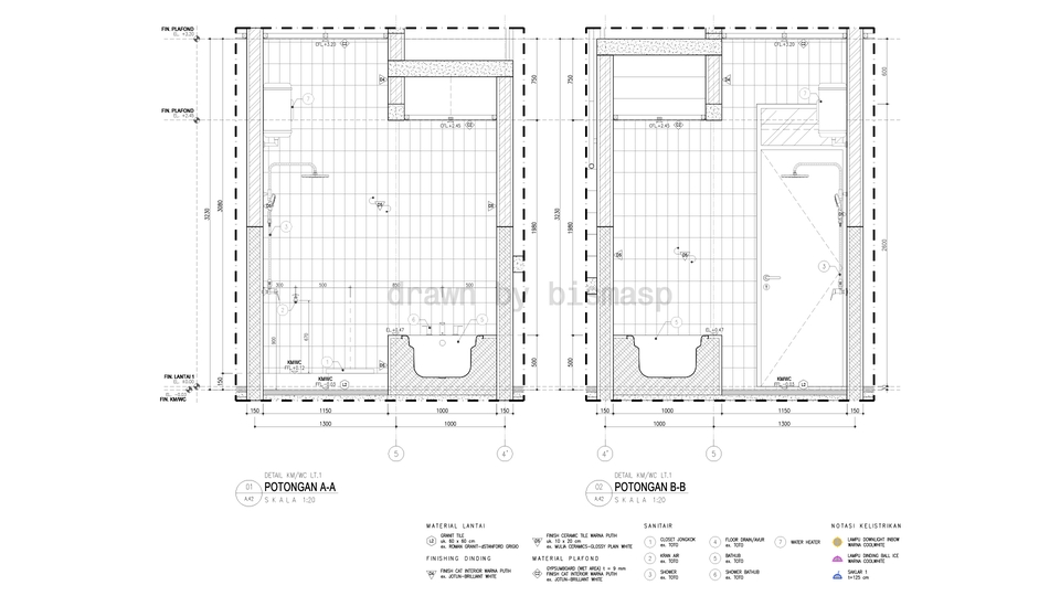 CAD Drawing - Gambar Kerja/DED/Cad Drawing Arsitektural - 12