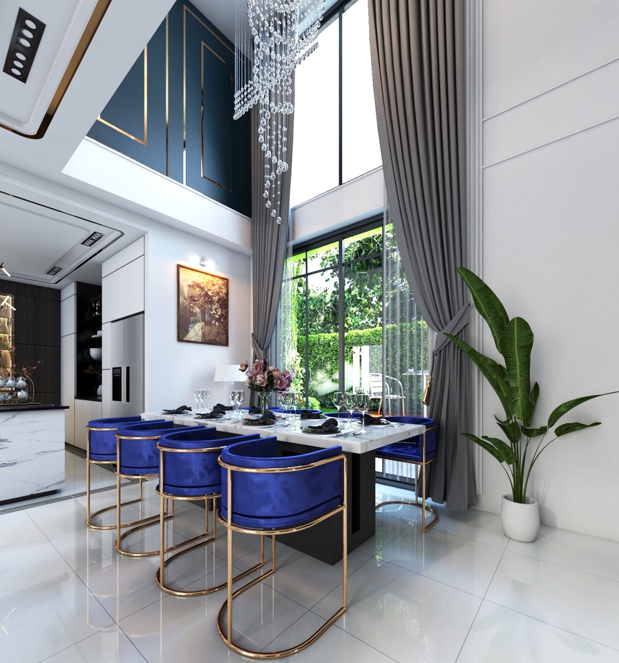 เขียนแบบวิศวกรรมและออกแบบโครงสร้าง - 3D Perspective ภายในและภายนอก บ้าน ร้านอาหาร คอนโด สปา - 15