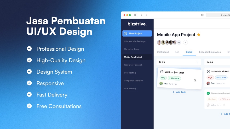 UI & UX Design - UI/UX Design Mobile dan Website - Figma, Design System, Auto-Layout - 1