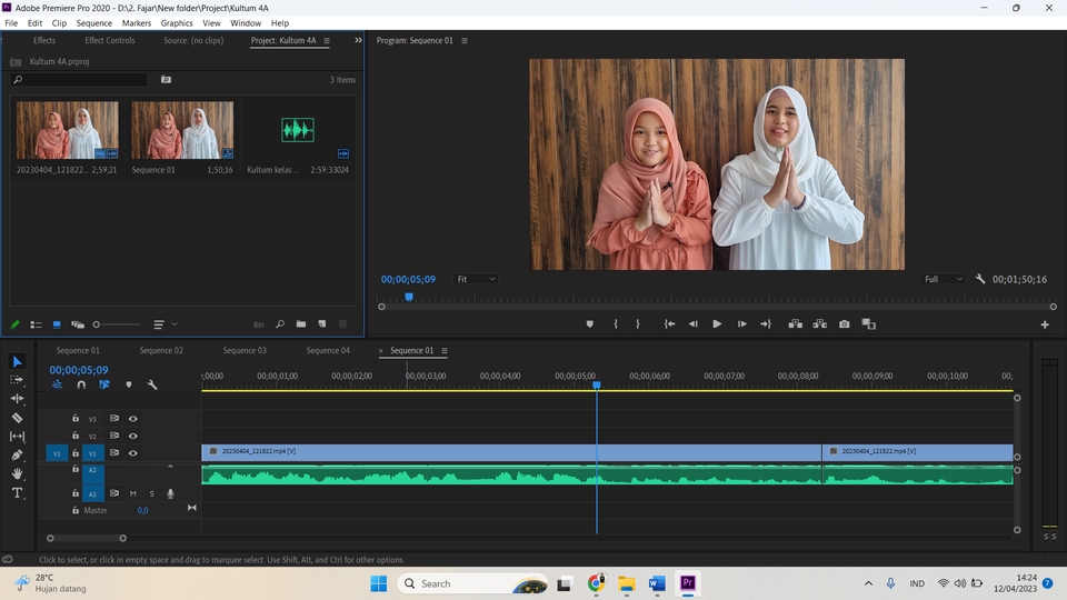 Jasa edit video profesional untuk youtube, vlog, dan konten media sosial lainnya.