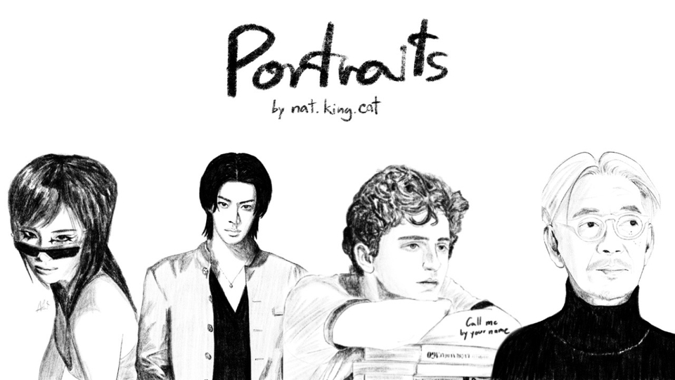 วาดภาพเหมือน Portrait - รับวาดภาพขาวดำตามแบบเท่านั้น - 1