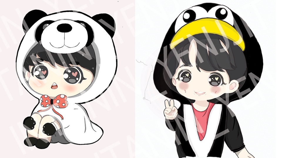 วาดแฟนอาร์ต - รับวาดภาพแฟนอาร์ต , ภาพการ์ตูน , ภาพวันเกิดทำโปรเจคให้ศิลปิน,ภาพเพื่อทำสติ้กเกอร์ , BANNER ศิลปิน - 5