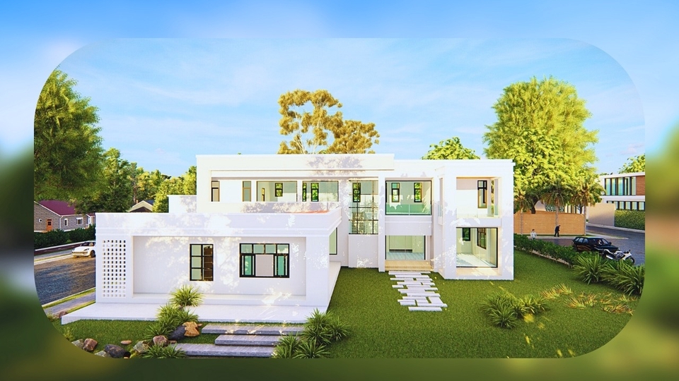 ออกแบบตกแต่งภายในและภายนอก - รับออกแบบเขียนแบบบ้านพักอาศัย อาคารพาณิชย์ โกดัง รีสอร์ท โรงแรม ทาวน์เฮ้าท์ - 1