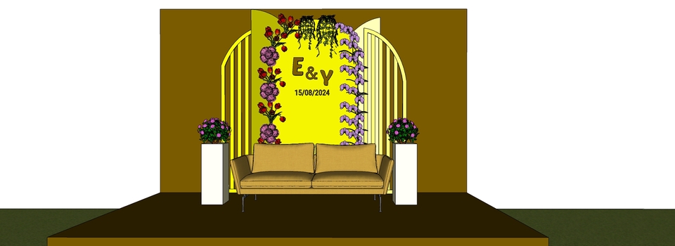 3D & Perspektif - DESIGN BOOTH : Booth Container, Booth Event & Booth Wedding/Engagment  - 22