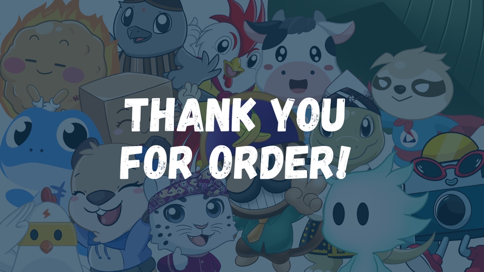 Jasa desain karakter kartun lucu dan unik untuk kebutuhan bisnis Anda.