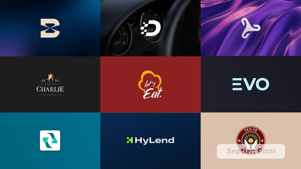 Kumpulan desain logo keren untuk bisnis dan personal branding, contoh desain logo kreatif dan profesional untuk berbagai jenis usaha.