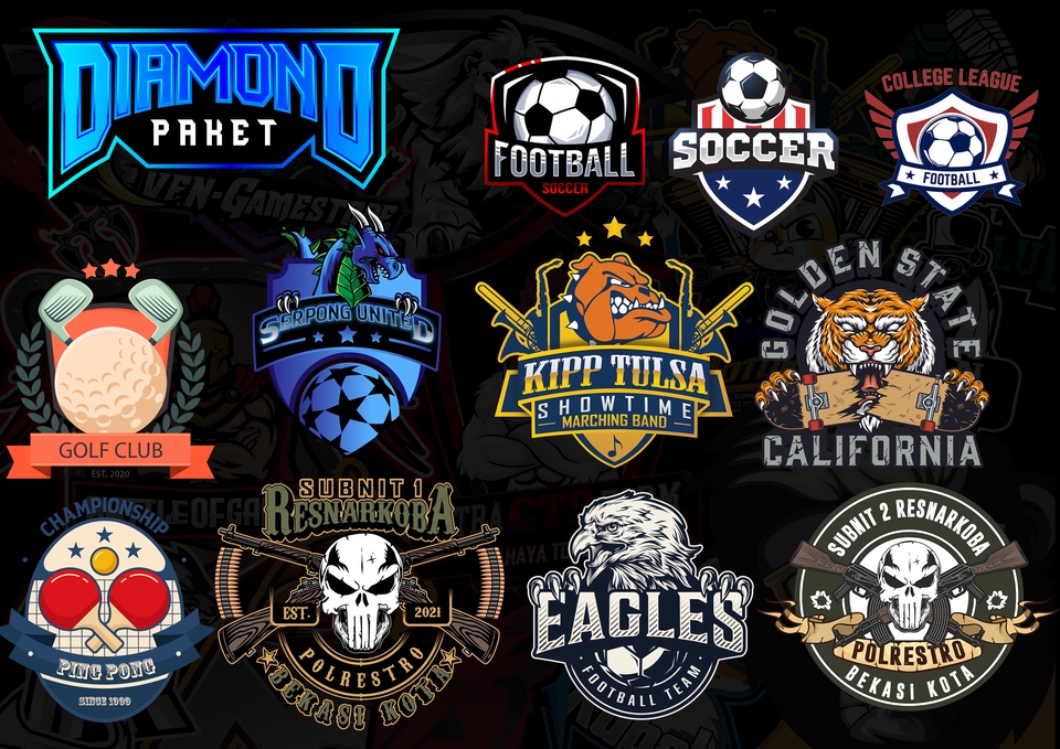 Logo - Design Mascot Esport, Mascot Perusahaan atau Logo Perusahaan, Logo Tim, Logo Game dst - 3