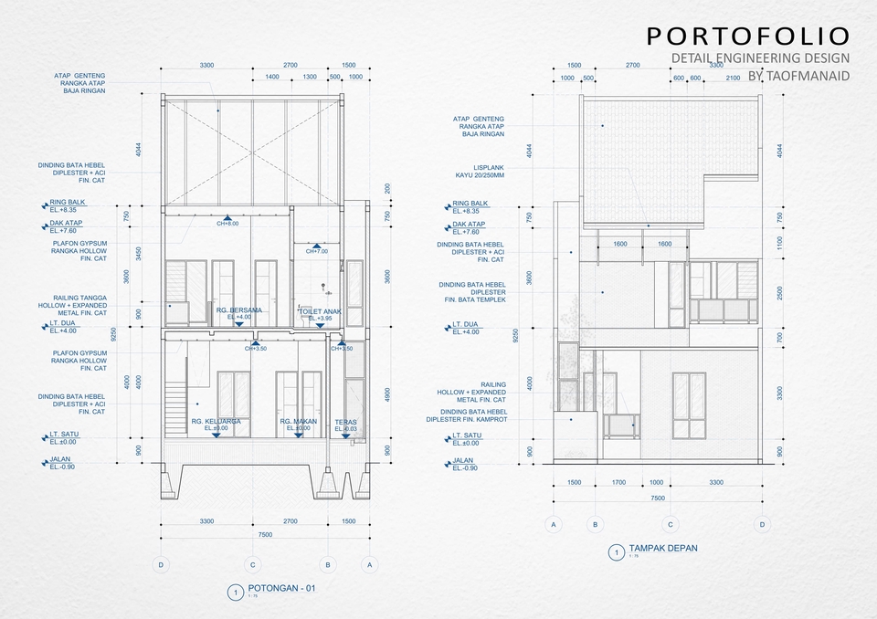 CAD Drawing - Jasa Gambar Kerja DED (CAD Drawing) - 14