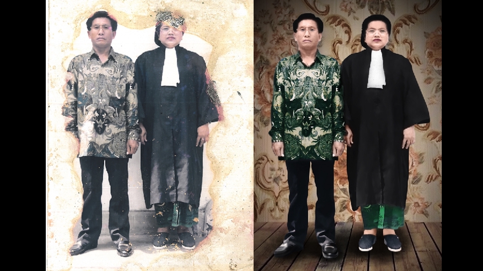 Edit Gambar & Photoshop - PHOTO RESTORASI & COLORING - 7