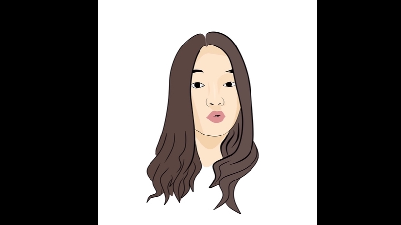 Gambar Potret - portrait illustration simple, 1 hari jadi  - 1