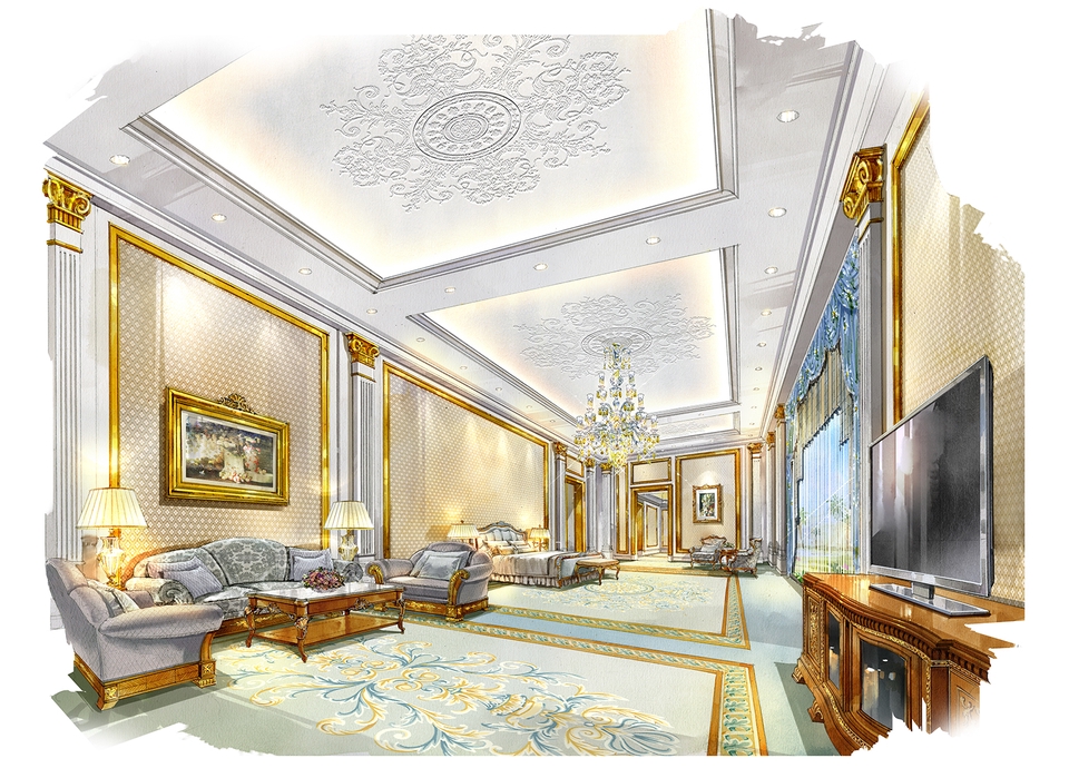 3D Perspective -  hand rendering perspectives  - 27