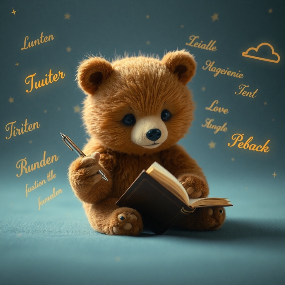 รับวาดรูปการ์ตูนน่ารัก สไตล์ 3D  หมีเขียนหนังสือ  ภาพวาดการ์ตูนคุณภาพสูง  วาดรูปการ์ตูนอนิเมะ  วาดจิบิ  รับวาดรูป