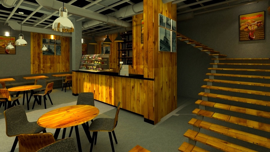 3D & Perspektif - Pembuatan Gambar Kerja dan Perancangan Interior - 4