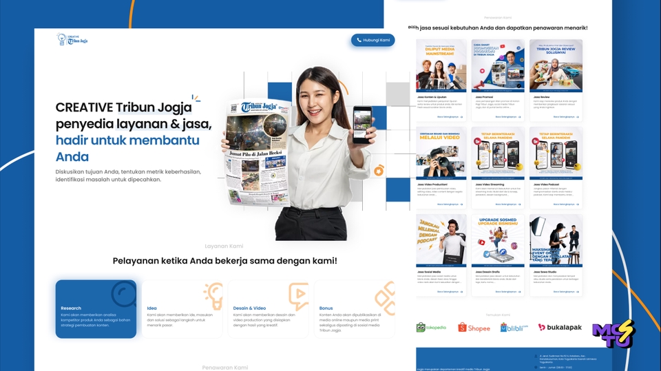 Jasa desain web profesional dan murah untuk meningkatkan bisnis Anda.  Desain website berkualitas, harga terjangkau, responsif, dan SEO friendly.