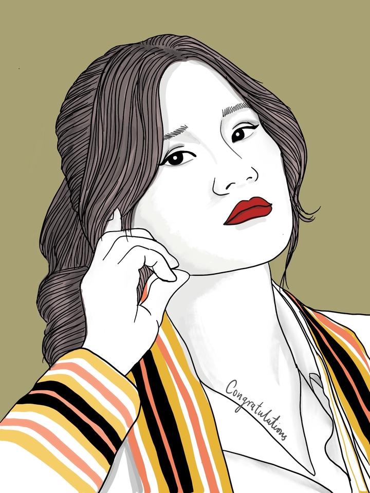 รับวาดรูปการ์ตูนสไตล์มินิมอลน่ารัก วาดรูปสาวสวยน่ารัก รับวาดรูปการ์ตูนรับปริญญา