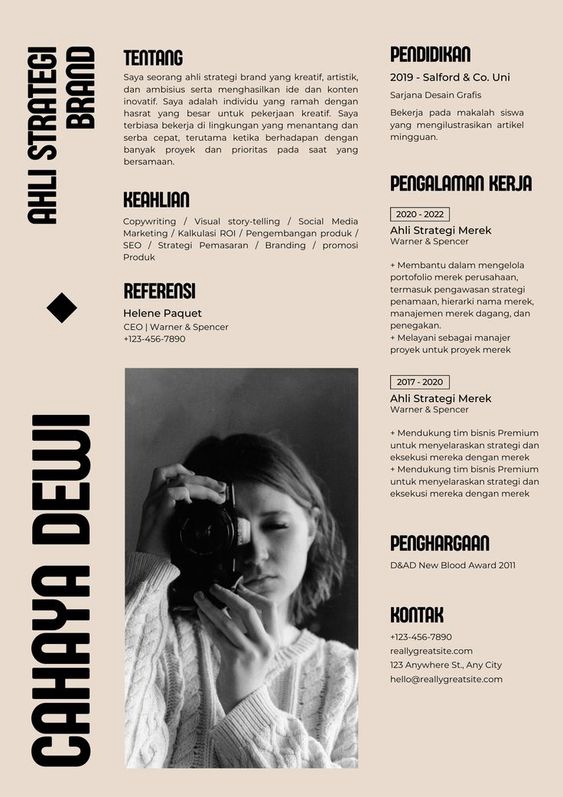 Portfolio & Resume - resume design by designer - 13