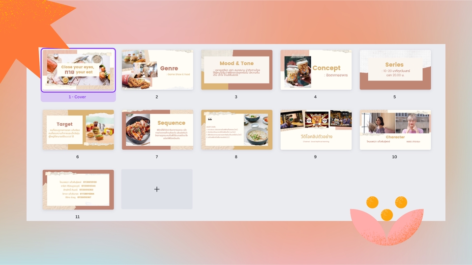 รับทำ presentation สวยงาม มีสไตล์ ใช้งานได้จริง พร้อมออกแบบงาน slide ตามความต้องการ