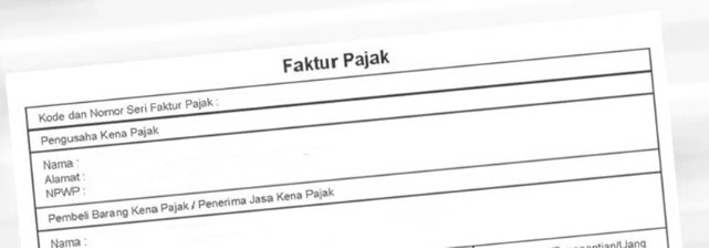 Formulir Faktur Pajak untuk jasa konsultan pajak, konsultasi pajak dan laporan keuangan online.