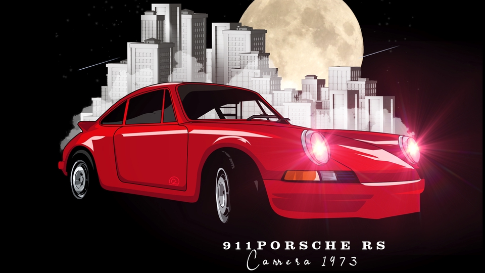 Gambar Potret - DESAIN KARTUN VEKTOR MOBIL, 2 HARI JADI - 1