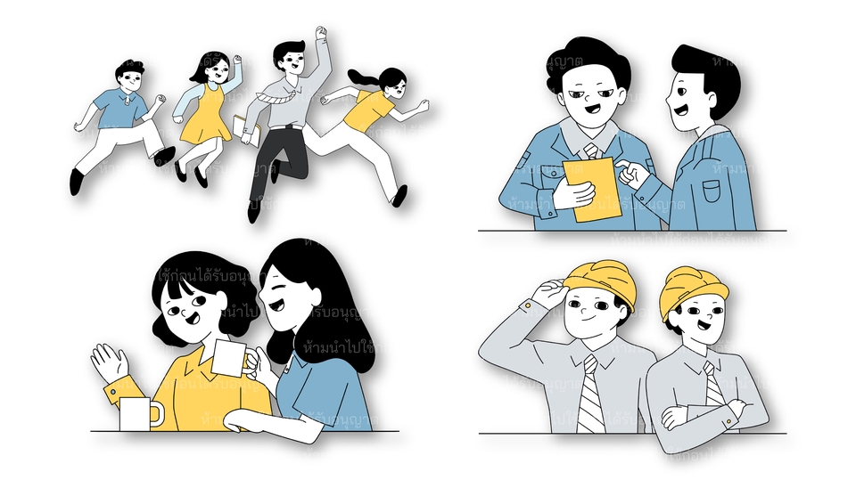 ภาพประกอบเวกเตอร์ - รับทำภาพ Graphic ประกอบ Presentation / ภาพปก / ประกอบคอนเทนต์ - 1
