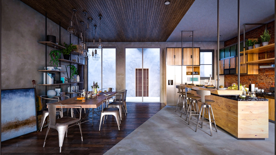 3D & Perspektif - Render realistis interior rumah, apartment dan kantor anda - 7