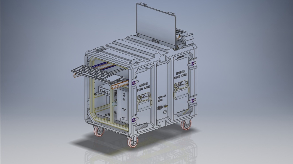 Jasa drafter autocad freelance untuk pembuatan gambar desain mobil van 3D.