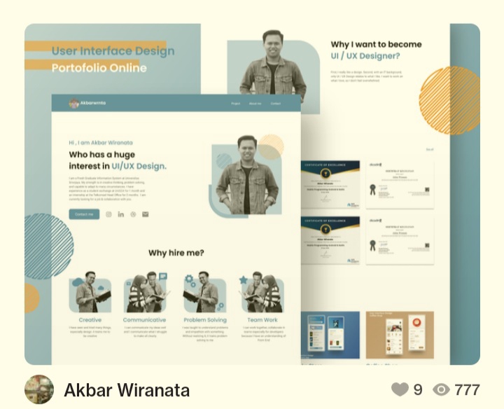 Jasa pembuatan website profesional, portofolio desain web UI UX, Akbar Wiranata, jasa website murah, harga pembuatan website, jasa website perusahaan, jasa website custom.
