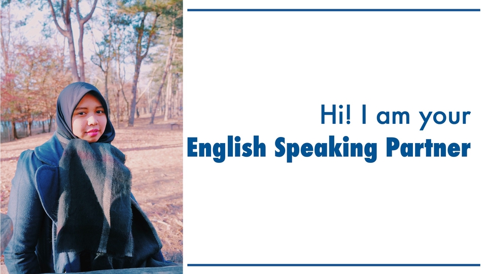 Les / Kursus Bahasa Korea Online - English Speaking Partner 