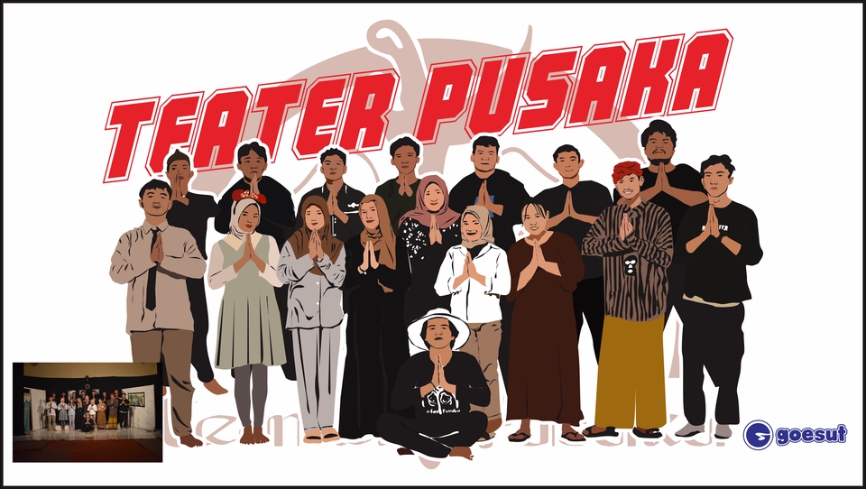 Gambar Potret - JASA PEMBUATAN GAMBAR KARTUN VECTOR DARI FOTO - 3