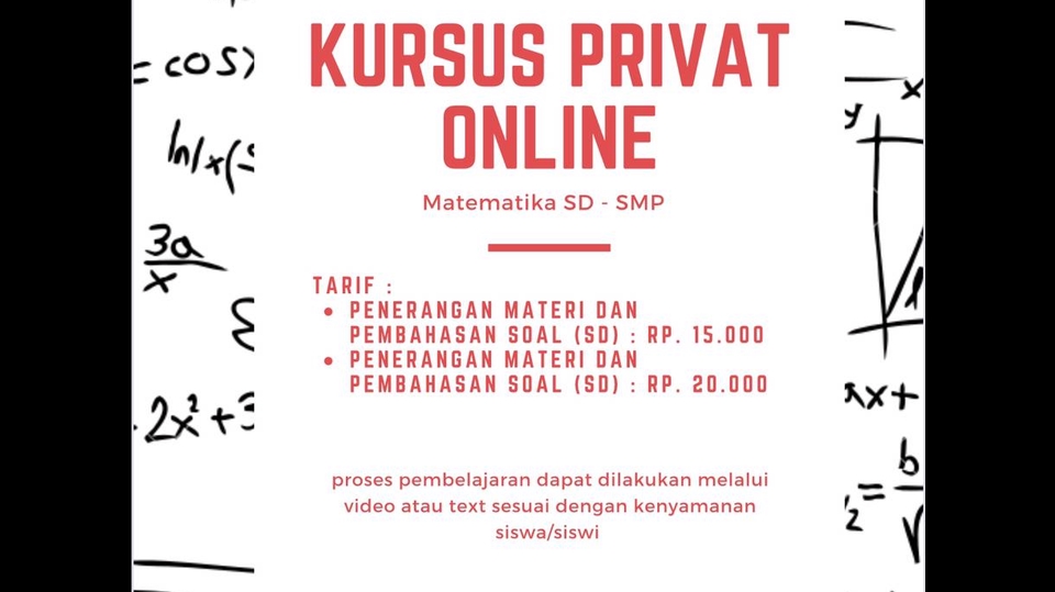 Belajar dan Kursus Komputer Online - KURSUS ONLINE MATEMATIKA MURAH