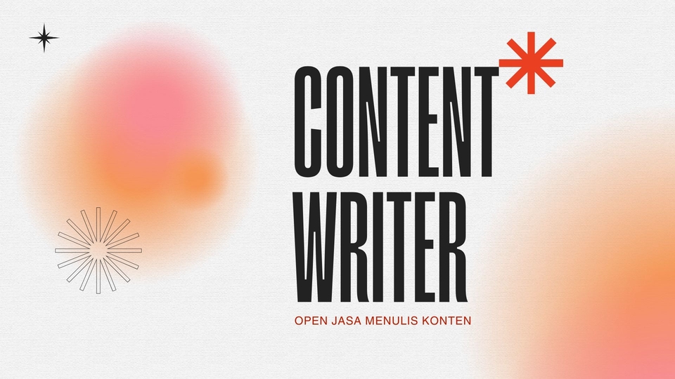 Jasa Penulis Artikel Berkualitas dan Bergaransi - Creative Content Writer