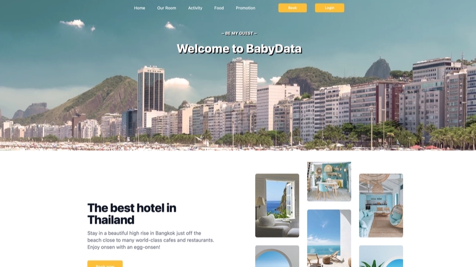 รับออกแบบเว็บไซต์ โรงแรม 5 ดาว ในไทย ออกแบบ ui ux สำหรับ website ที่ทันสมัย