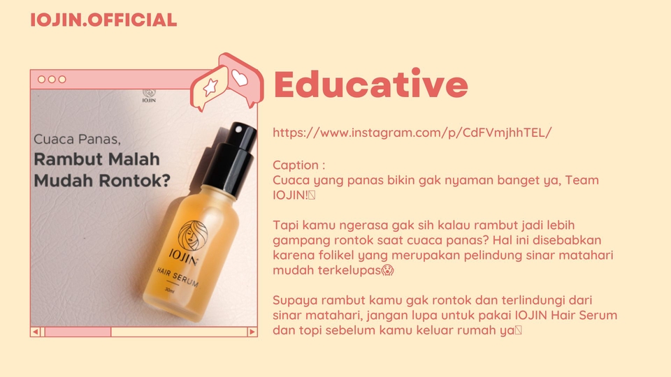 Penulisan Konten - Content Plan Instagram (Feeds, Caption, dan Referensi Design) - 9