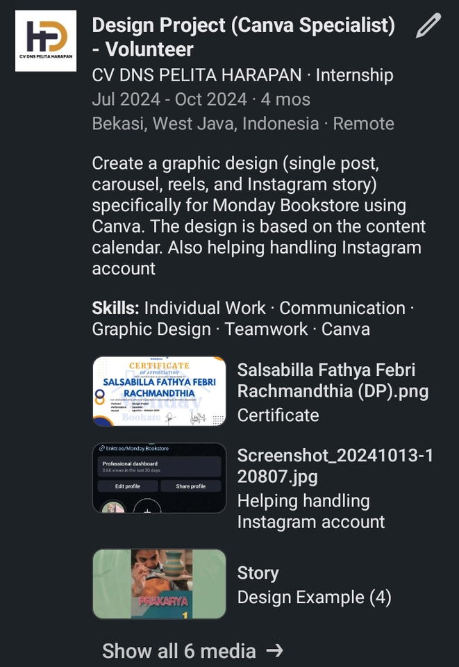 Admin Web & Page - Handle akun sosial media - 2