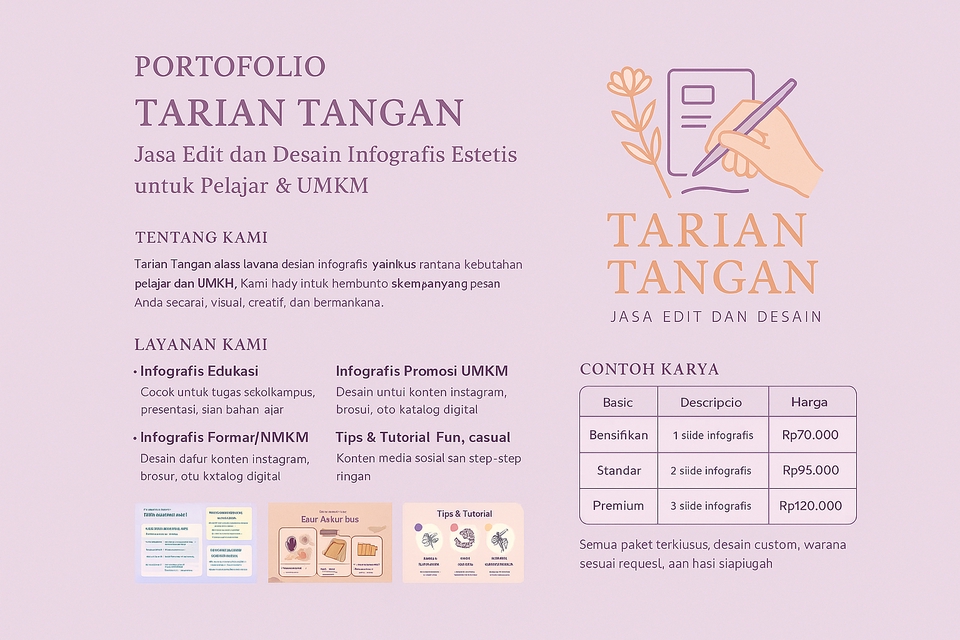 Infografis - Infografis pendidikan/sosial/islam dengan gaya aesthethic dan simple - 4