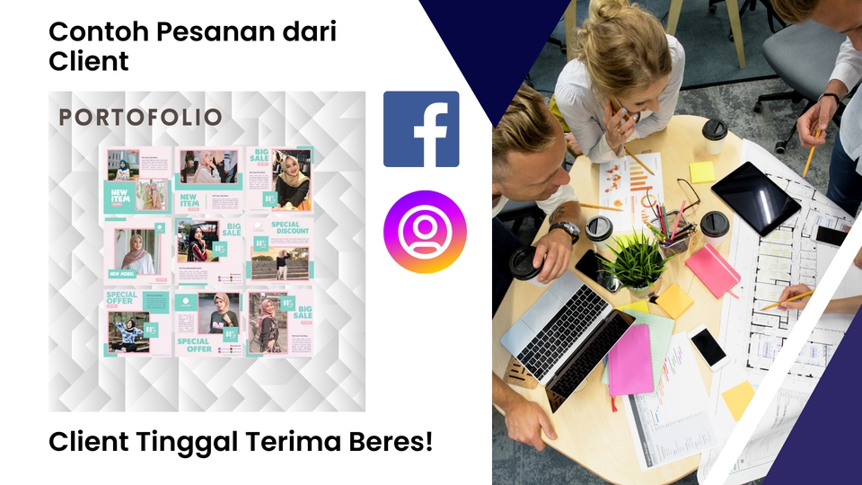Jasa desain banner instagram, desain banner keren untuk promosi di media sosial