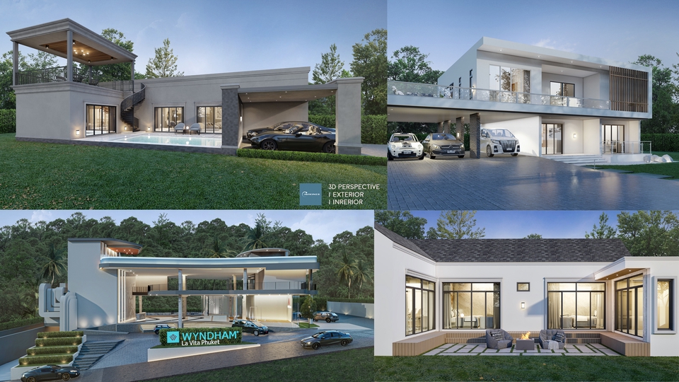 3D Perspective - รับทำภาพ 3D Perspective  Exterior/Interior & 3D Animation รับออกแบบอาคารทกประเภท,ทำภาพ 3D โดยสถาปนิก - 16