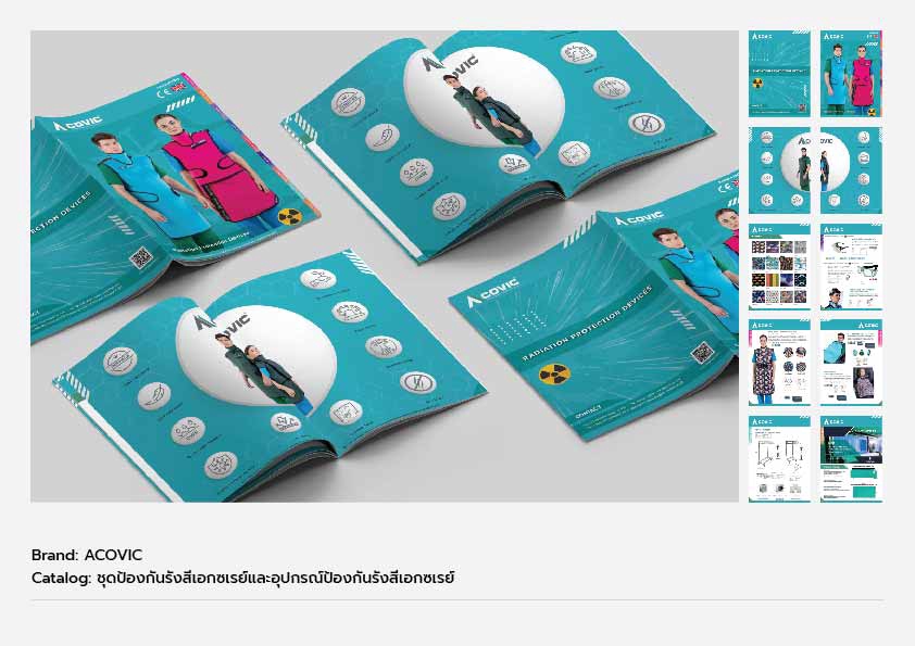 สื่อสิ่งพิมพ์และนามบัตร - ออกแบบ Catalog / Roll Up / Backdrop - 11