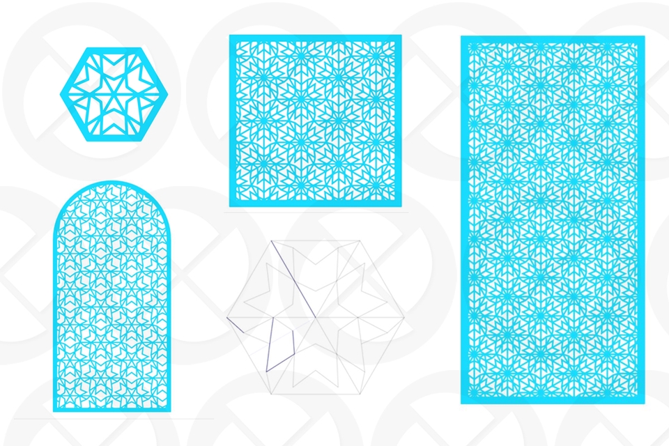 เขียนแบบวิศวกรรมและออกแบบโครงสร้าง - รับเขียนแบบ ดราฟลายฉลุ Pattern สำหรับงานเลเซอร์คัท ซีเอ็นซี - 12