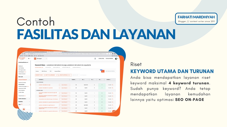 Penulisan Konten - Arikel SEO, Content Website dan Blog ll 100% lolos plagiasi, enak dibaca, bisa dibantu Riset KEYWORD - 5