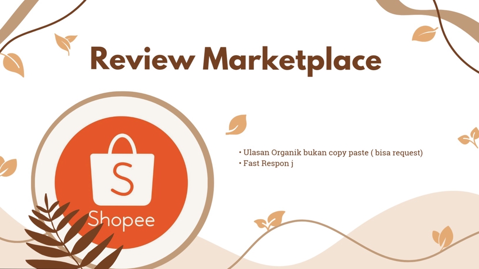 Memberi Review - Jasa Review Marketplace ( Akun : Shopee ) - 1