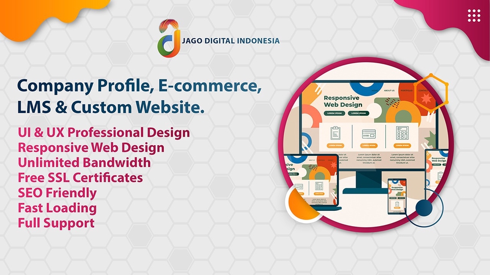 Web Development - Website Company Profile, E-commerce, LMS & Custom Website Dengan UI UX Design Web. - 1
