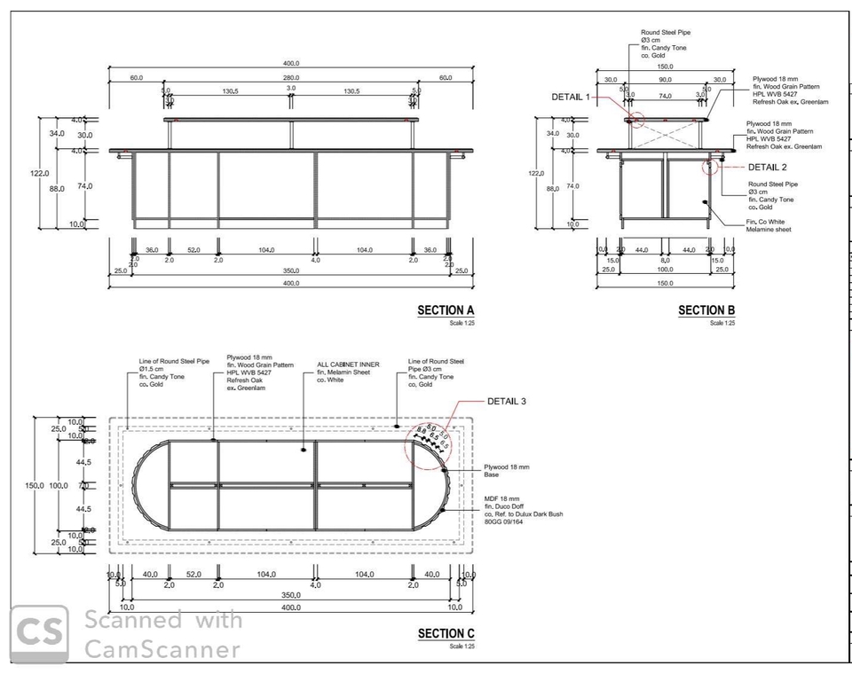 Desain Furniture - Detail Furniture ( Shop Drawing ) - 2